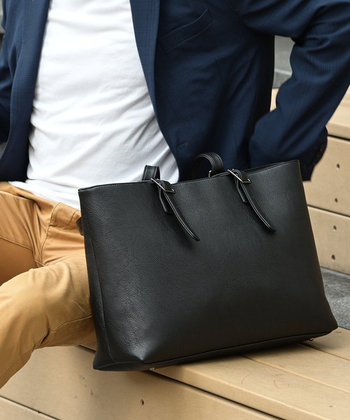 【セール】ダブルフェイスベルトハンドルトートバッグ（トートバッグ）｜VitaFelice（ヴィータフェリーチェ）