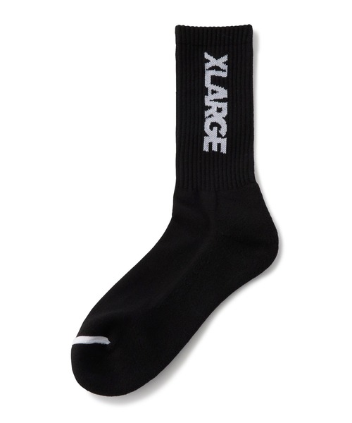 XLARGE（エクストララージ）の「【販売終了】STANDARD LOGO SOCKS（ソックス/靴下・メンズ・ブラック/ネイビー/ホワイト・ONE SIZE）」の5枚目の写真