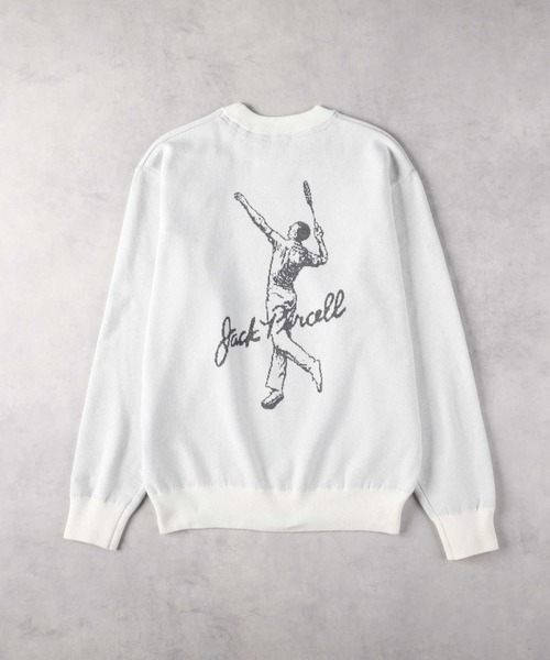 Right-on(ライトオン)の「【ジャックパーセル】ジャガードロゴニット(ニット/セーター・メンズ・ダークグレー/ネイビー/ホワイト/グレー・M/L)」の5枚目の写真