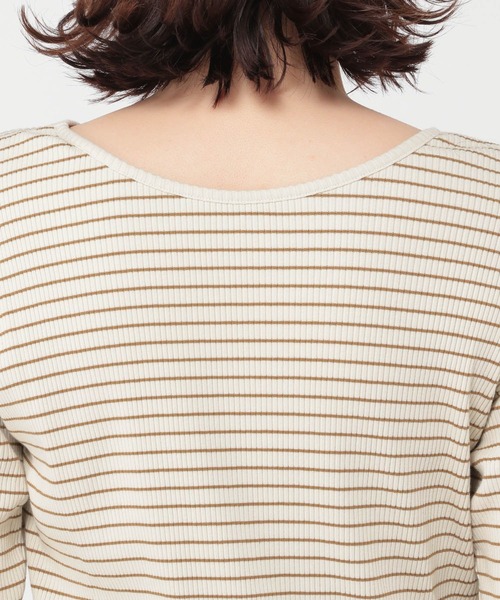 studio CLIP（スタディオクリップ）の「【吸湿発熱】アソートハイヒートコットンダブルフロントプルオーバー[プラスサイズあり]（Tシャツ/カットソー・レディース・その他2/その他1/ライトグレー/オフホワイト・ﾌﾘｰ(L)/MEDIUM/LARGE）」の20枚目の写真