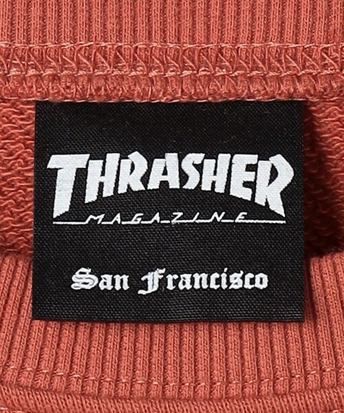THRASHER(スラッシャー)の「【別注】<THRASHER>スウェット / キッズ 140cm-160cm(スウェット・キッズ・ブラック/オレンジ/コバルトブルー・L(160cm)/M(140-150cm))」の6枚目の写真