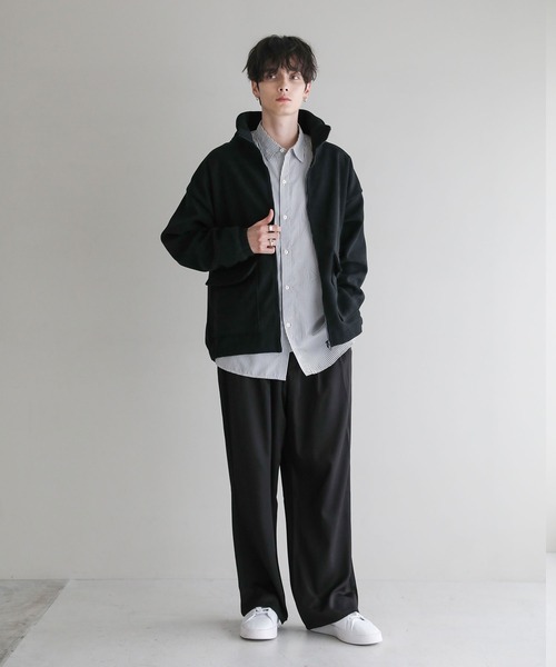Buyer's Select/コーデュロイ×裏ボアボンディングBIGボリュームネック