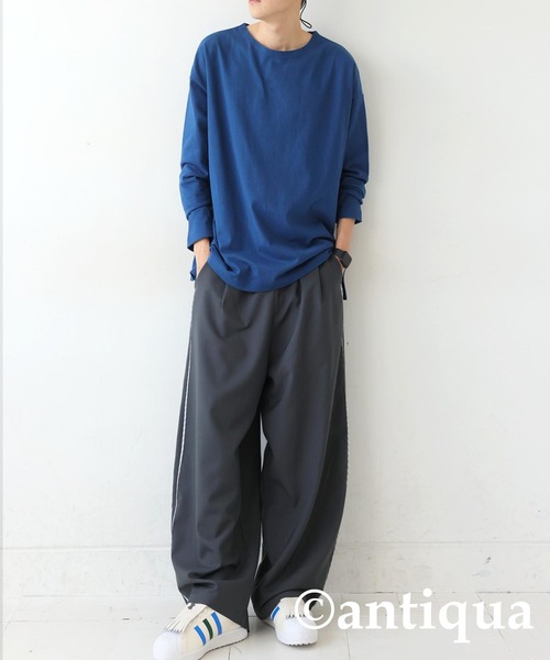 antiqua(アンティカ)の「切り替えパンツ(その他パンツ・レディース・ブラック/グレー・LARGE/MEDIUM)」の17枚目の写真