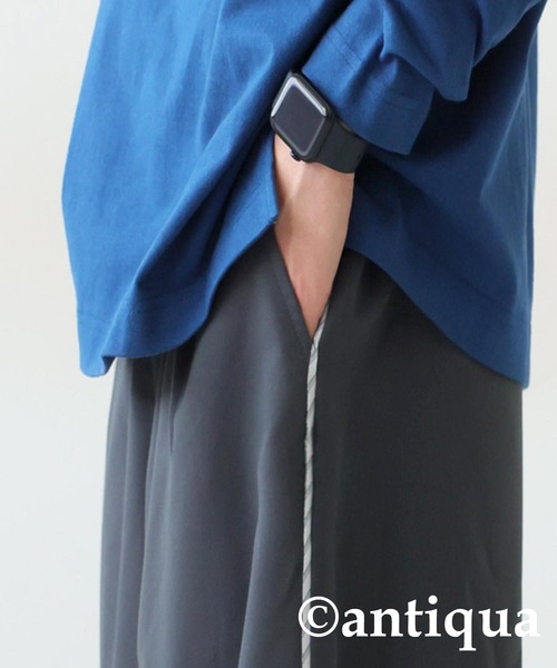 antiqua(アンティカ)の「切り替えパンツ(その他パンツ・レディース・ブラック/グレー・LARGE/MEDIUM)」の18枚目の写真