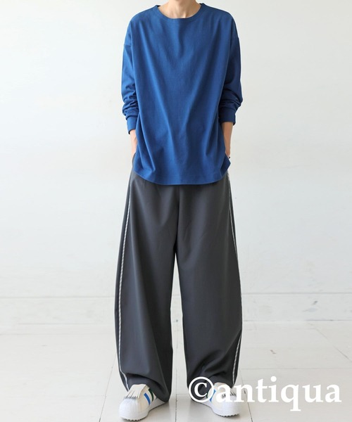 antiqua(アンティカ)の「切り替えパンツ(その他パンツ・レディース・ブラック/グレー・LARGE/MEDIUM)」の19枚目の写真