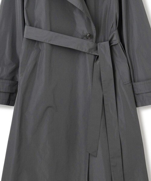 23区 L(ニジュウサンクオオキイサイズ)の「【VERY3月号掲載/撥水加工/洗える】LIMONTA ハイカウントメモリータフタ コート(その他アウター・レディース・ブラウン系/ネイビー系/グレー系・46/44)」の17枚目の写真