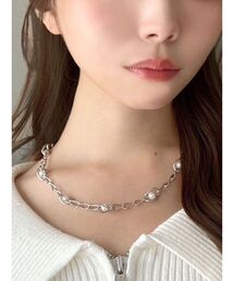 RESEXXY | パールコンビメタルネックレス(ネックレス)