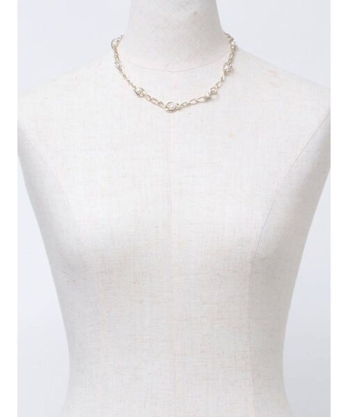 RESEXXY（リゼクシー）の「パールコンビメタルネックレス（ネックレス・レディース・ゴールド/シルバー・FREE）」の10枚目の写真