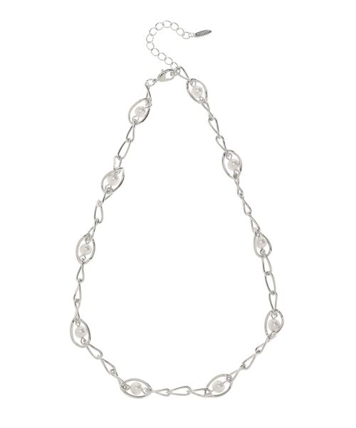 RESEXXY（リゼクシー）の「パールコンビメタルネックレス（ネックレス・レディース・ゴールド/シルバー・FREE）」の9枚目の写真