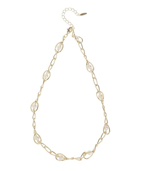 RESEXXY（リゼクシー）の「パールコンビメタルネックレス（ネックレス・レディース・ゴールド/シルバー・FREE）」の8枚目の写真