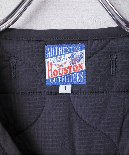 【セール】【T6】【HOUSTON women】WOMEN CUSTOM LINER LONG VEST / ウーマン カスタム ライナー ロングベスト 23HL046（ミリタリージャケット）｜HOUSTON（ヒューストン）