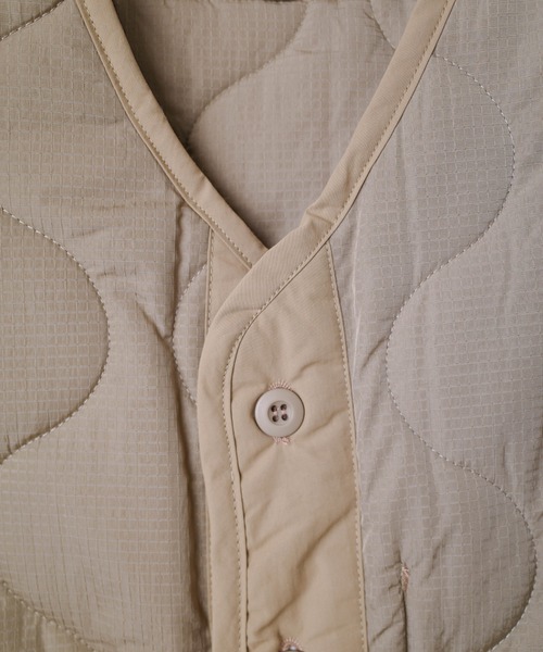 【セール】【T6】【HOUSTON women】WOMEN CUSTOM LINER LONG VEST / ウーマン カスタム ライナー ロングベスト 23HL046（ミリタリージャケット）｜HOUSTON（ヒューストン）