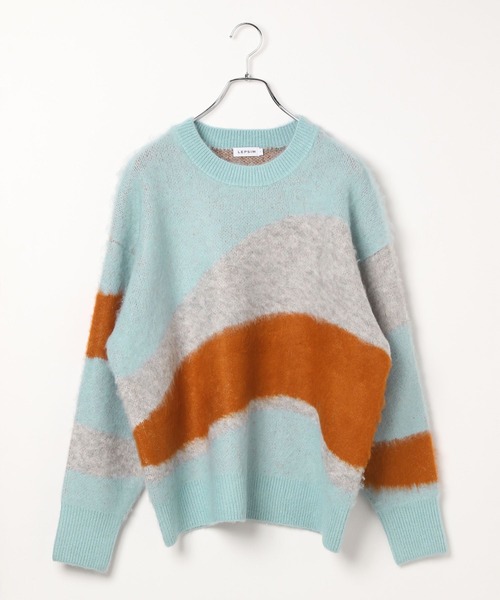 LEPSIM（レプシィム）の「7ゲージニュアンス柄プルオーバー