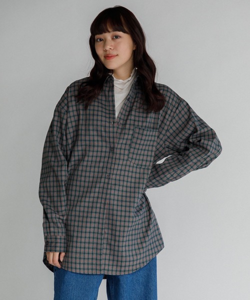 【ARC】チェックビッグシャツ(シャツ/ブラウス)|AMERICAN RAG CIE(アメリカンラグシー) 【ARC】チェックビッグシャツ(シャツ/ブラウス)|AMERICAN RAG CIE(アメリカンラグシー)