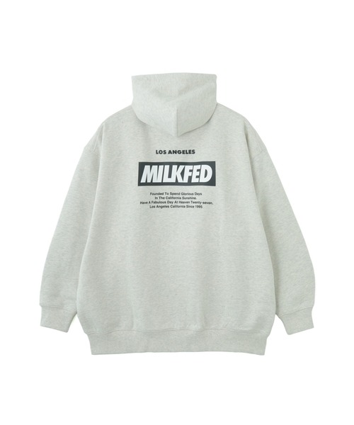 CHERRY COLLEGE LOGO ZIP UP HOODIE（パーカー）｜MILKFED