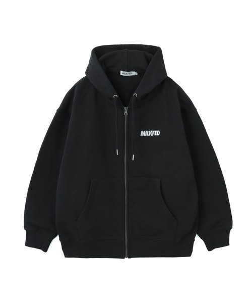 セール】SLANT LOGO ZIP UP HOODIE（パーカー）｜MILKFED