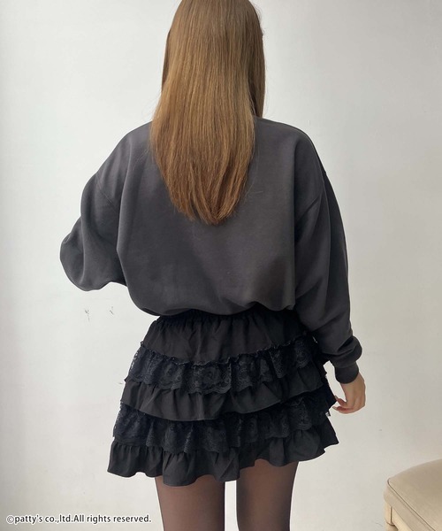 AS KNOW AS plus（アズノゥアズプラス）の「◇アクリルキーホルダー付き SWIMMER スウェットプルオーバー【SWIMMER/スイマー】（スウェット・レディース・ピンク/スミクロ/オートミール/グレー系/サックスブルー系/ベージュ系/アイボリー系・FREE）」の13枚目の写真