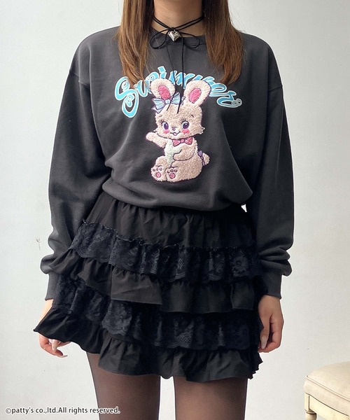 AS KNOW AS plus（アズノゥアズプラス）の「◇アクリルキーホルダー付き SWIMMER スウェットプルオーバー【SWIMMER/スイマー】（スウェット・レディース・ピンク/スミクロ/オートミール/グレー系/サックスブルー系/ベージュ系/アイボリー系・FREE）」の11枚目の写真