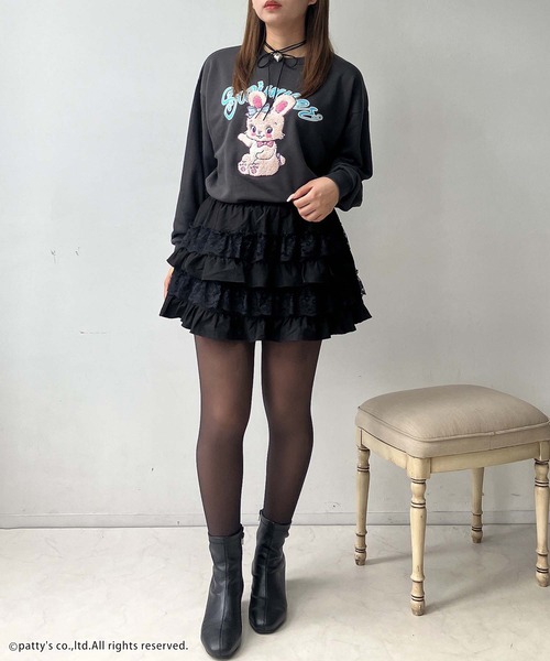 AS KNOW AS plus（アズノゥアズプラス）の「◇アクリルキーホルダー付き SWIMMER スウェットプルオーバー【SWIMMER/スイマー】（スウェット・レディース・ピンク/スミクロ/オートミール/グレー系/サックスブルー系/ベージュ系/アイボリー系・FREE）」の14枚目の写真