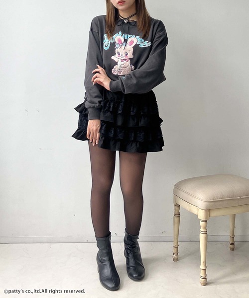 AS KNOW AS plus（アズノゥアズプラス）の「◇アクリルキーホルダー付き SWIMMER スウェットプルオーバー【SWIMMER/スイマー】（スウェット・レディース・ピンク/スミクロ/オートミール/グレー系/サックスブルー系/ベージュ系/アイボリー系・FREE）」の15枚目の写真