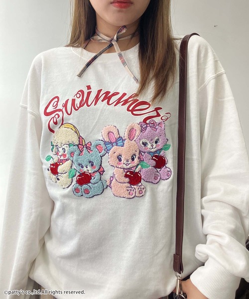 セール】◇アクリルキーホルダー付き SWIMMER スウェットプルオーバー