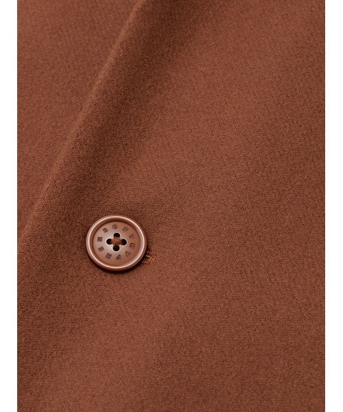 ジャケット・アウター MELTON LONG CHESTER FIELD COAT Wool Melton Chesterfield Coat in CHOCOLATE - Sale | Michael