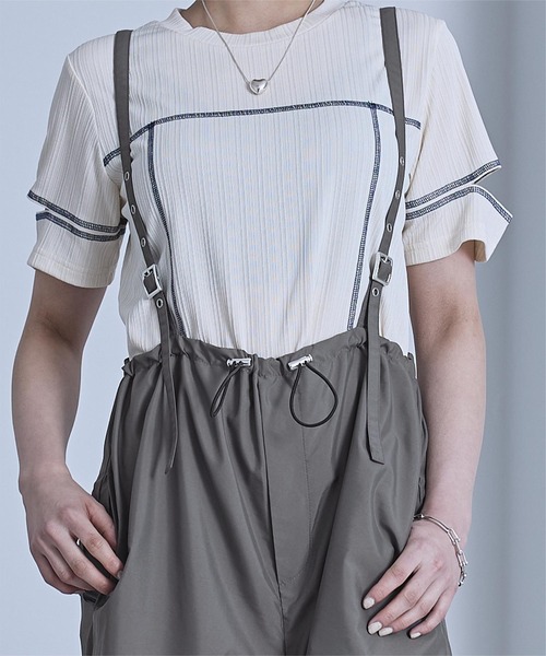新品未使用 BEATRICE ラベンダー パラシュートパンツ - メルカリ