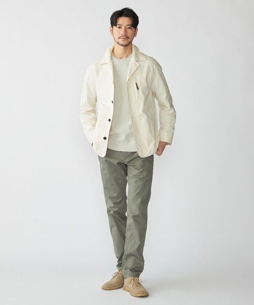 セール】SHIPS: ハイツイスト コットン オックス ユーティリティ