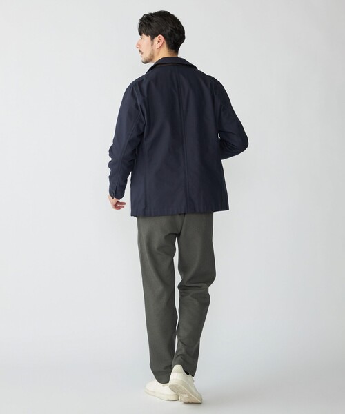 SHIPS（シップス）の「SHIPS: ハイツイスト コットン オックス ユーティリティ ジャケット（ブルゾン・メンズ・ダークグレー/ネイビー/ナチュラル・SMALL/LARGE/MEDIUM）」の8枚目の写真