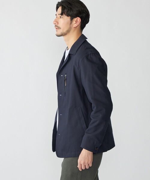 セール】SHIPS: ハイツイスト コットン オックス ユーティリティ