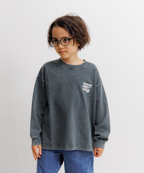 BAYFLOW（ベイフロー）の「[ヴィンテージ加工★]SNOWバックプリントT(KIDS)（Tシャツ/カットソー・キッズ・チャコール/オレンジ/ブルー・150cm/110cm/120cm/130cm/140cm）」の5枚目の写真