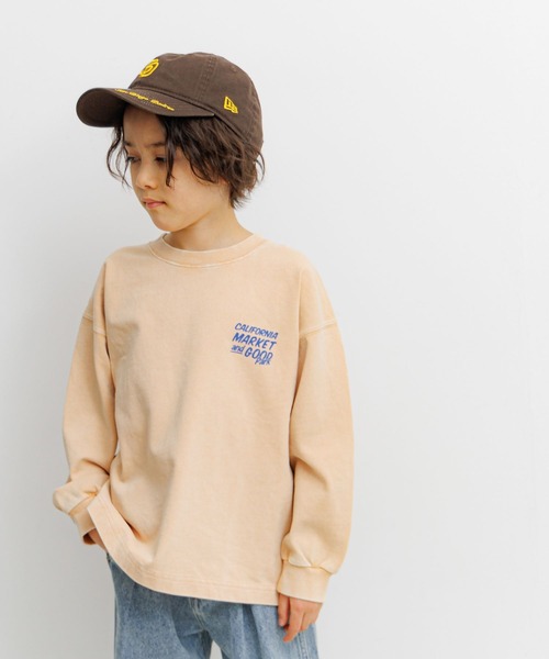 BAYFLOW（ベイフロー）の「[ヴィンテージ加工★]SNOWバックプリントT(KIDS)（Tシャツ/カットソー・キッズ・チャコール/オレンジ/ブルー・150cm/110cm/120cm/130cm/140cm）」の14枚目の写真