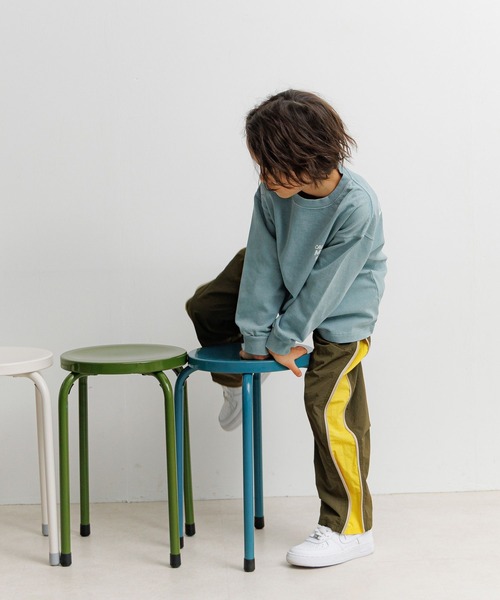 BAYFLOW（ベイフロー）の「[ヴィンテージ加工★]SNOWバックプリントT(KIDS)（Tシャツ/カットソー・キッズ・チャコール/オレンジ/ブルー・150cm/110cm/120cm/130cm/140cm）」の15枚目の写真