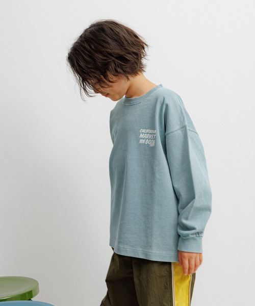 BAYFLOW（ベイフロー）の「[ヴィンテージ加工★]SNOWバックプリントT(KIDS)（Tシャツ/カットソー・キッズ・チャコール/オレンジ/ブルー・150cm/110cm/120cm/130cm/140cm）」の17枚目の写真