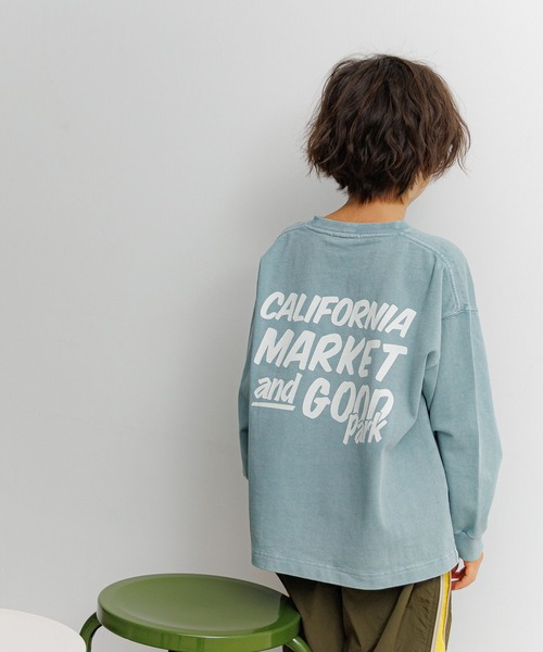 BAYFLOW（ベイフロー）の「[ヴィンテージ加工★]SNOWバックプリントT(KIDS)（Tシャツ/カットソー・キッズ・チャコール/オレンジ/ブルー・150cm/110cm/120cm/130cm/140cm）」の19枚目の写真