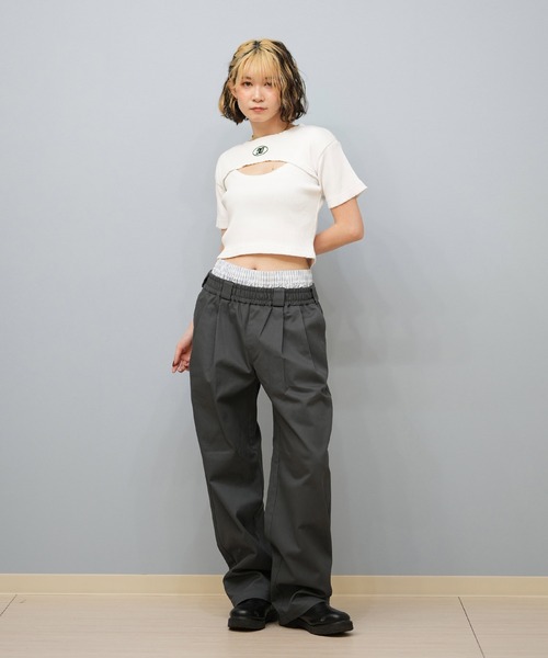 セール】Dickies/ディッキーズ ウエストタグレイヤードチノパンツ
