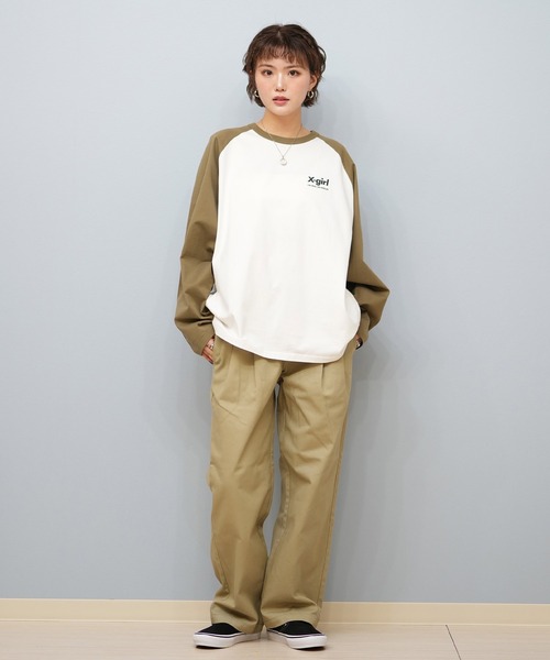 Dickies（ディッキーズ）の「Dickies/ディッキーズ ウエストタグレイヤードチノパンツ 81120500（チノパンツ・レディース・ブラック/ベージュ/チャコール・M/L）」の20枚目の写真