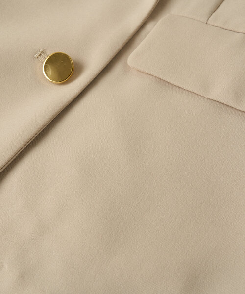 un dix cors（アンディコール）の「《オンオフ着回せる》金釦ヴィンテージツイルジャケット（テーラードジャケット・レディース・グレイッシュベージュ/ネイビー・FREE）」の16枚目の写真