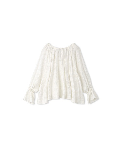 styling/(スタイリング)の「カットジャガード2WAYブラウス(シャツ/ブラウス・レディース・ブラック/ベージュ/ホワイト・FREE)」の17枚目の写真