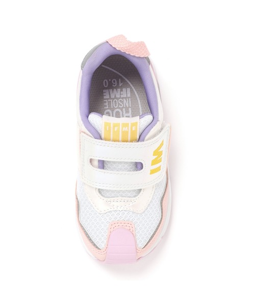 IFME（イフミー）の「KIDS｜IFME joob SUPERワイドベルトスニーカー（スニーカー・キッズ・ピンク/ホワイト・15.0cm/15.5cm/16.0cm/16.5cm/17.0cm/17.5cm/18.0cm/18.5cm/19.0cm/19.5cm/20.0cm/20.5cm/21.0cm）」の11枚目の写真