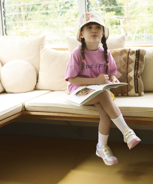 IFME（イフミー）の「KIDS｜IFME joob SUPERワイドベルトスニーカー（スニーカー・キッズ・ピンク/ホワイト・15.0cm/15.5cm/16.0cm/16.5cm/17.0cm/17.5cm/18.0cm/18.5cm/19.0cm/19.5cm/20.0cm/20.5cm/21.0cm）」の5枚目の写真