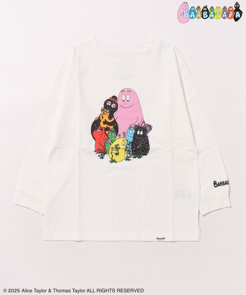 FOUND GOOD(ファウンドグッド)の「バーバパパ キッズ ロングTシャツ(Tシャツ/カットソー・キッズ・ホワイト系5/グレー系5・140cm/120cm)」の8枚目の写真