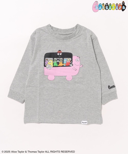 FOUND GOOD(ファウンドグッド)の「バーバパパ キッズ ロングTシャツ(Tシャツ/カットソー・キッズ・ホワイト系5/グレー系5・140cm/120cm)」の7枚目の写真