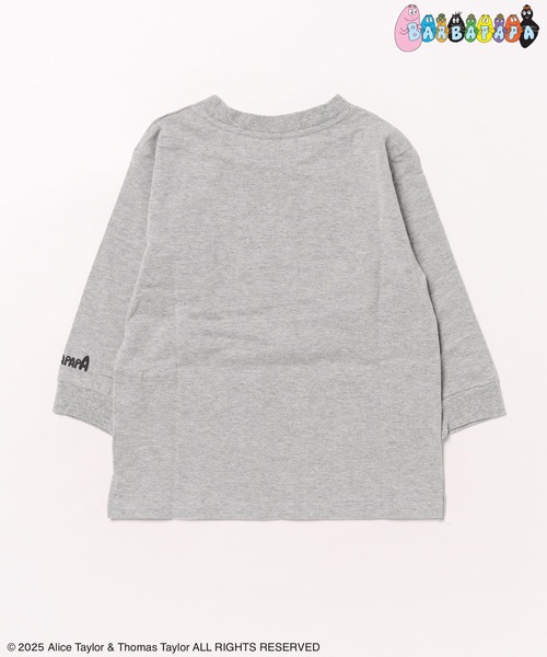 FOUND GOOD(ファウンドグッド)の「バーバパパ キッズ ロングTシャツ(Tシャツ/カットソー・キッズ・ホワイト系5/グレー系5・140cm/120cm)」の6枚目の写真