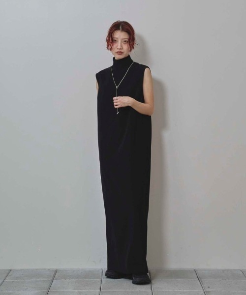 Highneck Pencil Dress（ワンピース）｜TODAYFUL（トゥデイフル）の