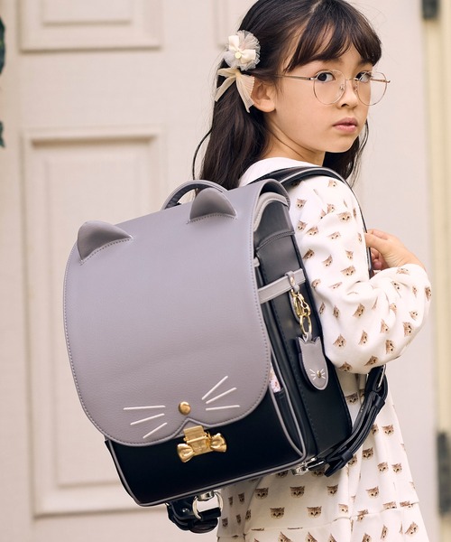 PAUL&JOE（ポールアンドジョー）の「PAUL & JOE(ポール & ジョー)クリザンテームチャトンランドセル（ランドセル・キッズ・ミント/ホワイト/ピンク/グレー・ONE SIZE）」の10枚目の写真