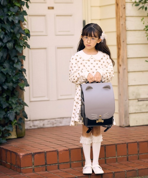 PAUL&JOE（ポールアンドジョー）の「PAUL & JOE(ポール & ジョー)クリザンテームチャトンランドセル（ランドセル・キッズ・ミント/ホワイト/ピンク/グレー・ONE SIZE）」の11枚目の写真