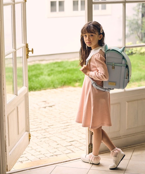 PAUL&JOE（ポールアンドジョー）の「PAUL & JOE(ポール & ジョー)クリザンテームチャトンランドセル（ランドセル・キッズ・ミント/ホワイト/ピンク/グレー・ONE SIZE）」の16枚目の写真