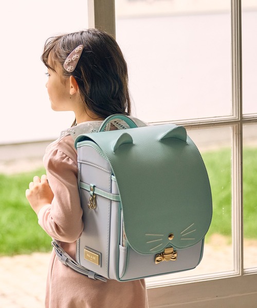 PAUL&JOE（ポールアンドジョー）の「PAUL & JOE(ポール & ジョー)クリザンテームチャトンランドセル（ランドセル・キッズ・ミント/ホワイト/ピンク/グレー・ONE SIZE）」の17枚目の写真