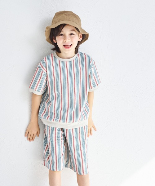 pairmanon（ペアマノン）の「【綿100%】【リンクコーデ】オリジナル総柄プリント ユニセックスセットアップ（セットアップ・キッズ・ベージュ系その他/ブルー系その他/ブラック系その他2/ブラック系その他・120/130/90/150/140/100/110）」の11枚目の写真